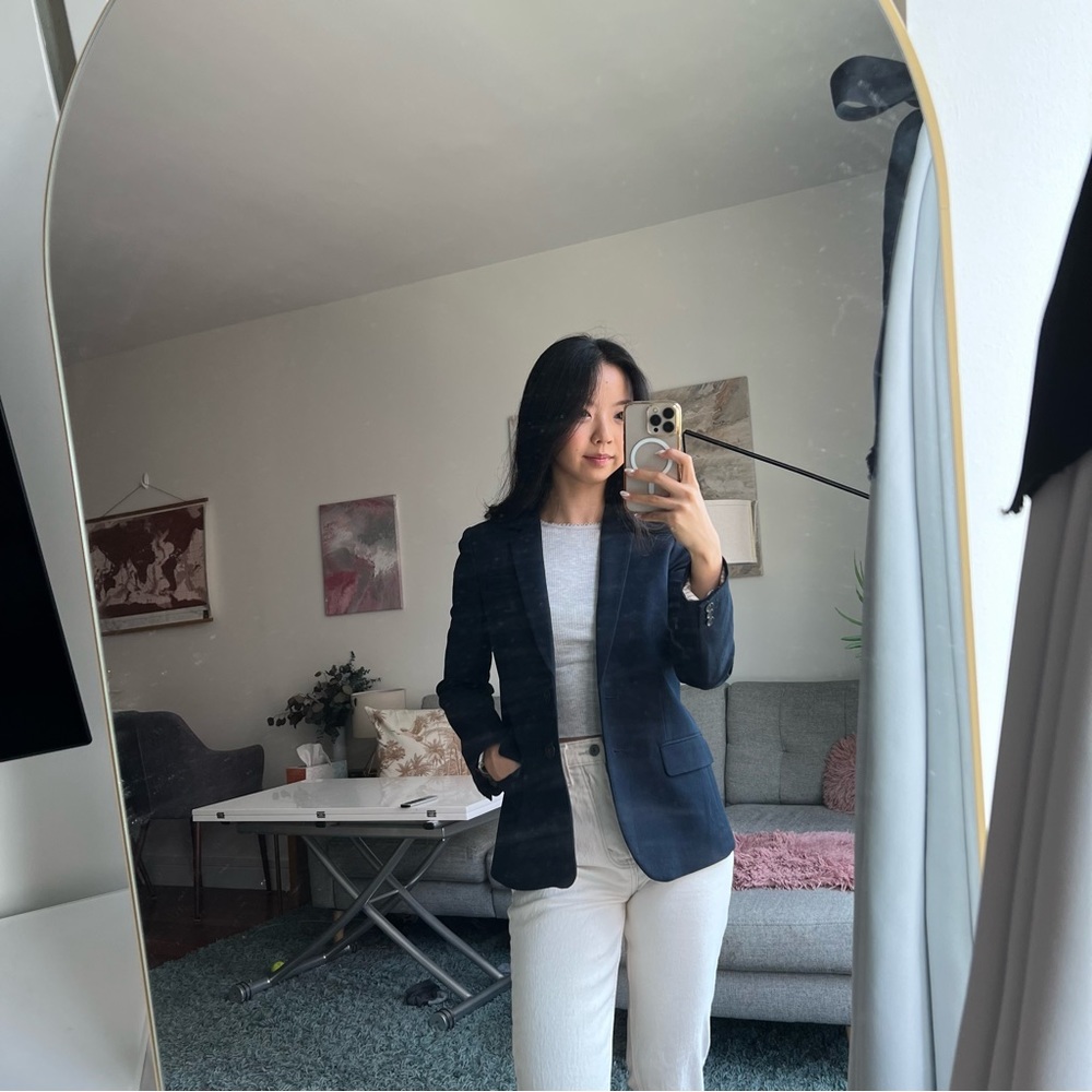 Navy J. Crew blazer